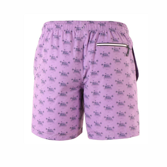 BAÑADOR NEWWOOD EXTREME VINTAGESURF FURGONETAS MORADO