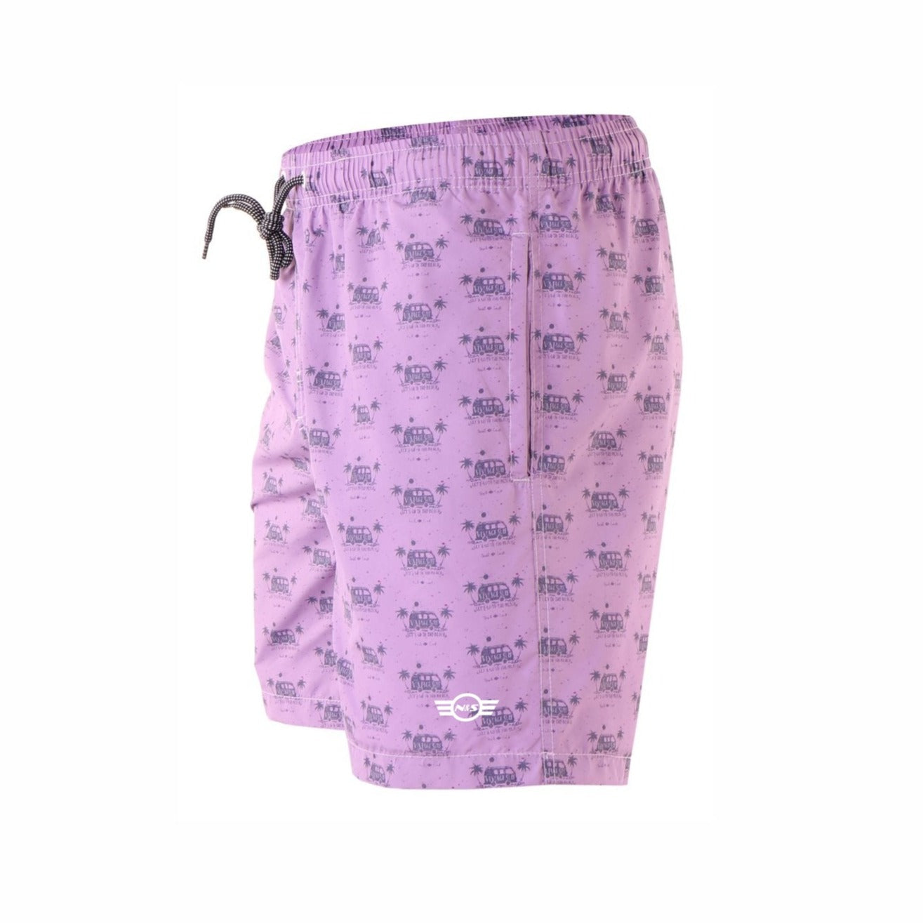 BAÑADOR NEWWOOD EXTREME VINTAGESURF FURGONETAS MORADO