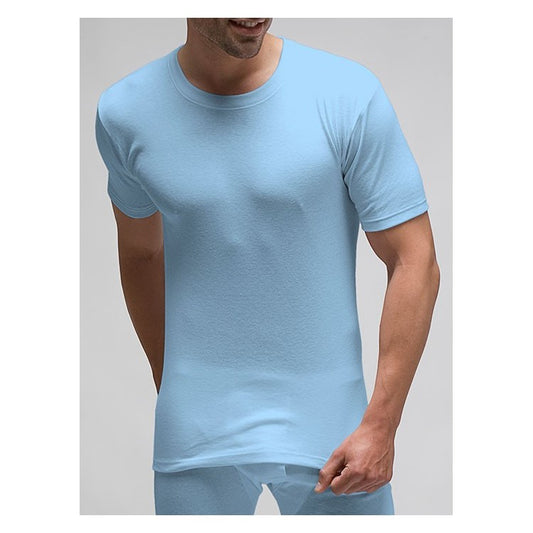 Samarreta interior màniga curta home cotó i polièster coll rodó