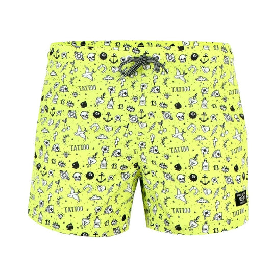 BAÑADOR NEWWOOD EXTREME TATOO AMARILLO