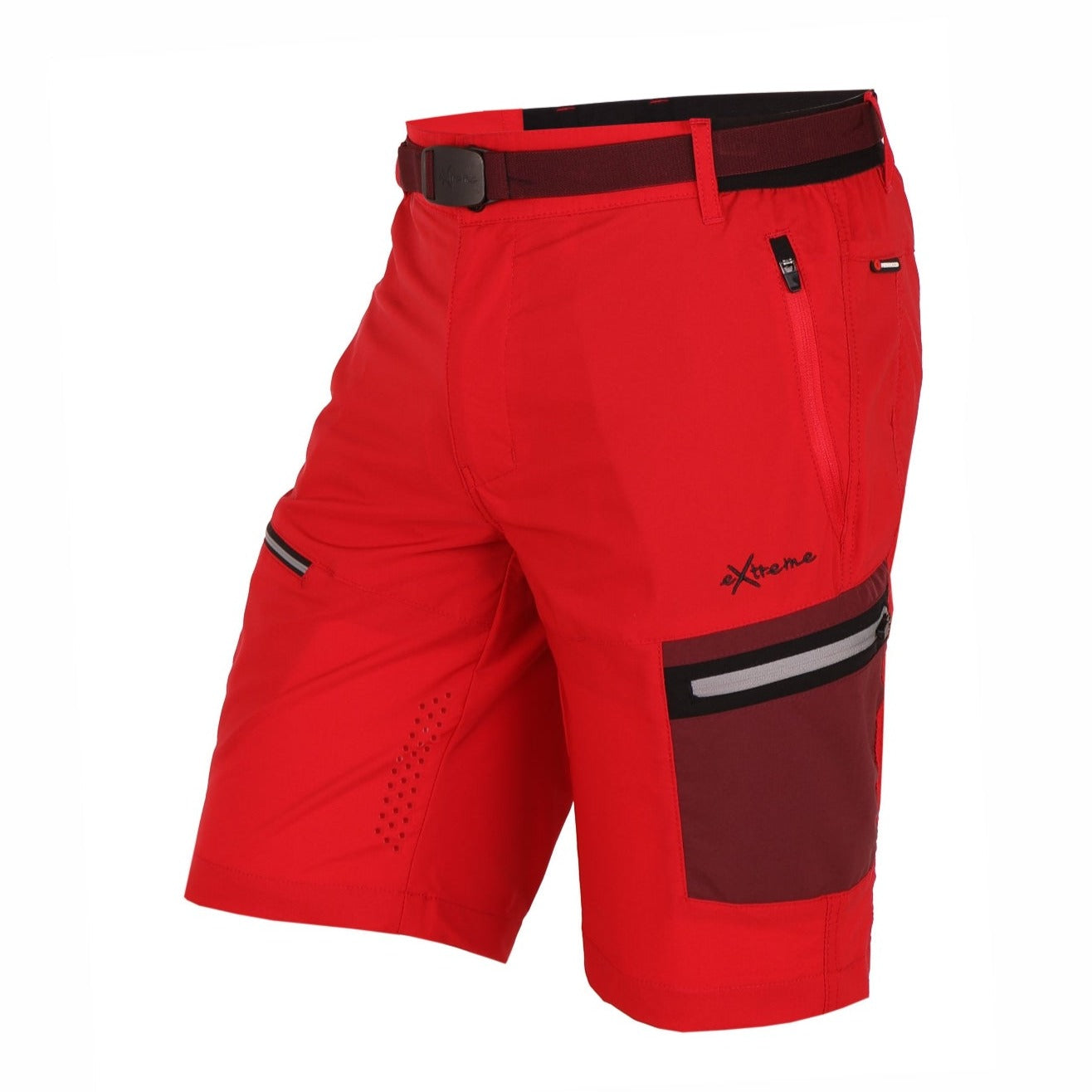 PANTALON CORTO TREKKING NEWWOOD EXTREME ECHO ROJO