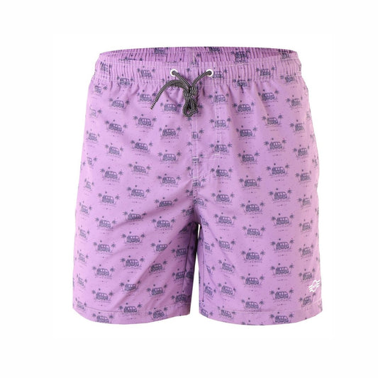 BAÑADOR NEWWOOD EXTREME VINTAGESURF FURGONETAS MORADO