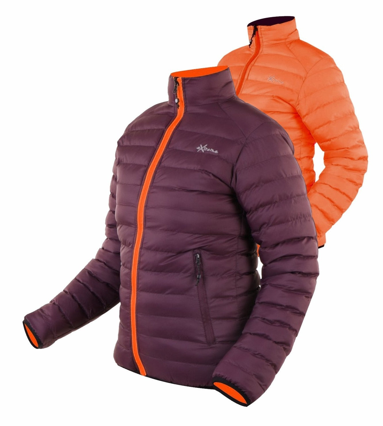 CHAQUETA TREKKING NEWWOOD EXTREME DONIA BURDEOS SALMON