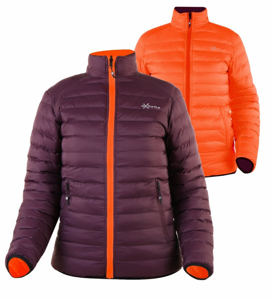 CHAQUETA TREKKING NEWWOOD EXTREME DONIA BURDEOS SALMON