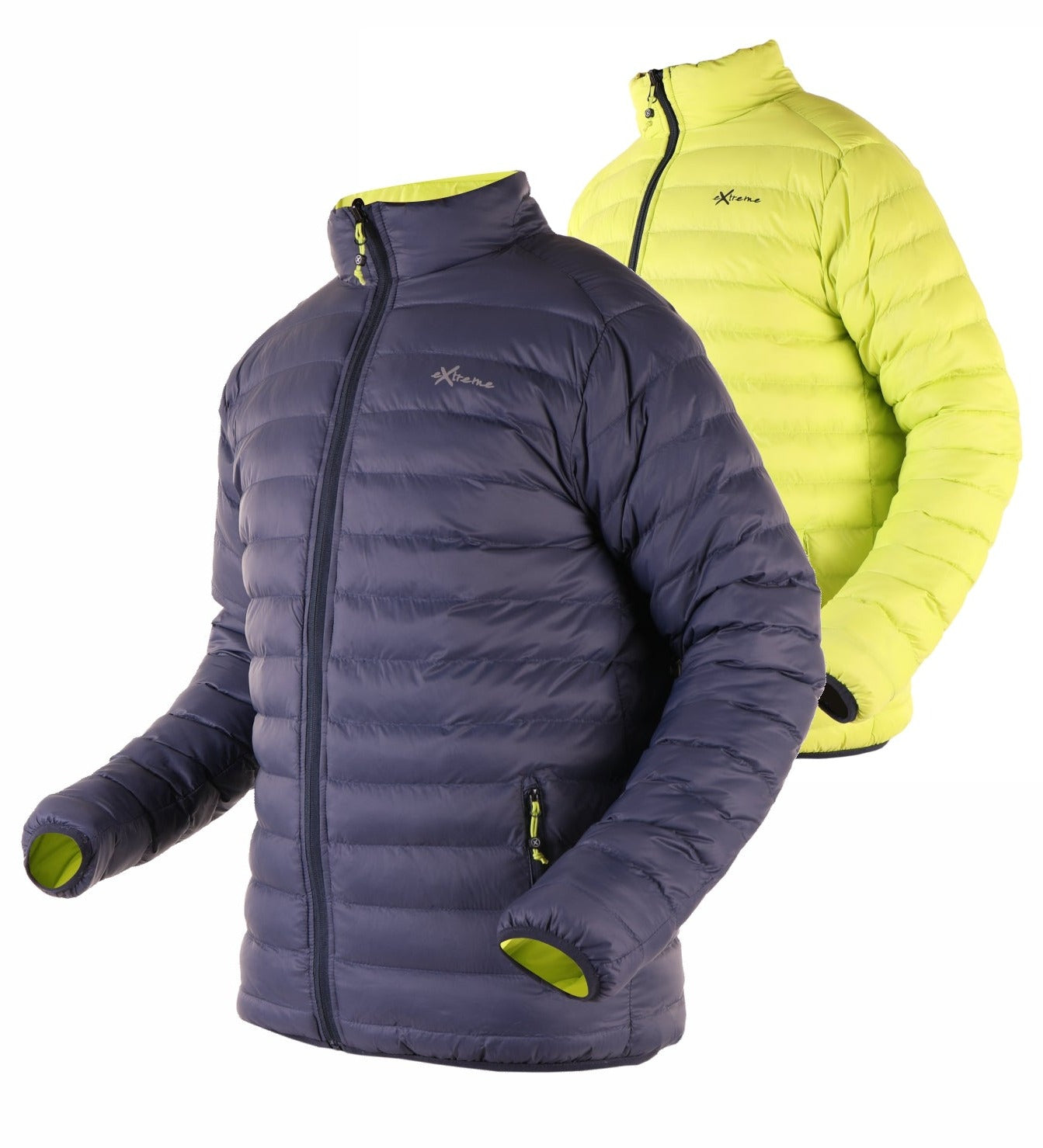 CHAQUETA TREKKING NEWWOOD EXTREME KROSS AZUL LIMA