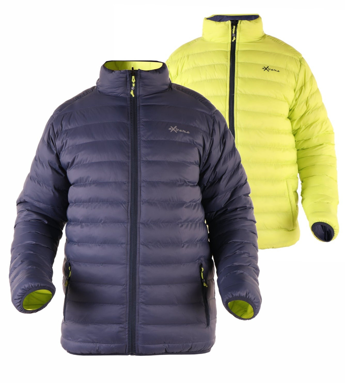 CHAQUETA TREKKING NEWWOOD EXTREME KROSS AZUL LIMA