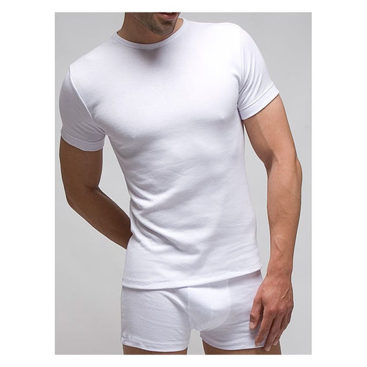 Samarreta interior màniga curta home cotó coll rodó New